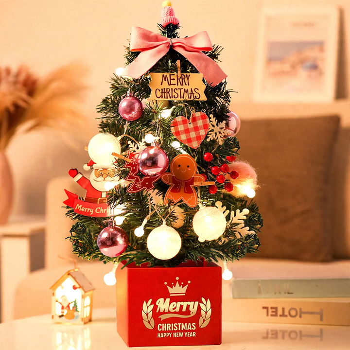 Mini Christmas Tree Set for the Table, 60 cm