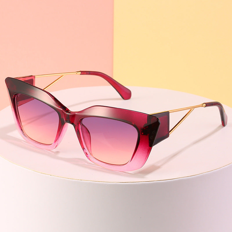 Oversized Fashion Sunglasses with Unique Geometric Frame Stornfield