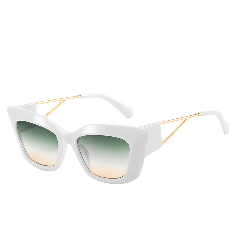 Oversized Fashion Sunglasses with Unique Geometric Frame Stornfield