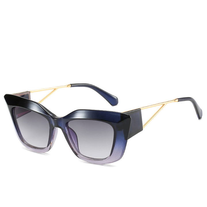 Oversized Fashion Sunglasses with Unique Geometric Frame Stornfield