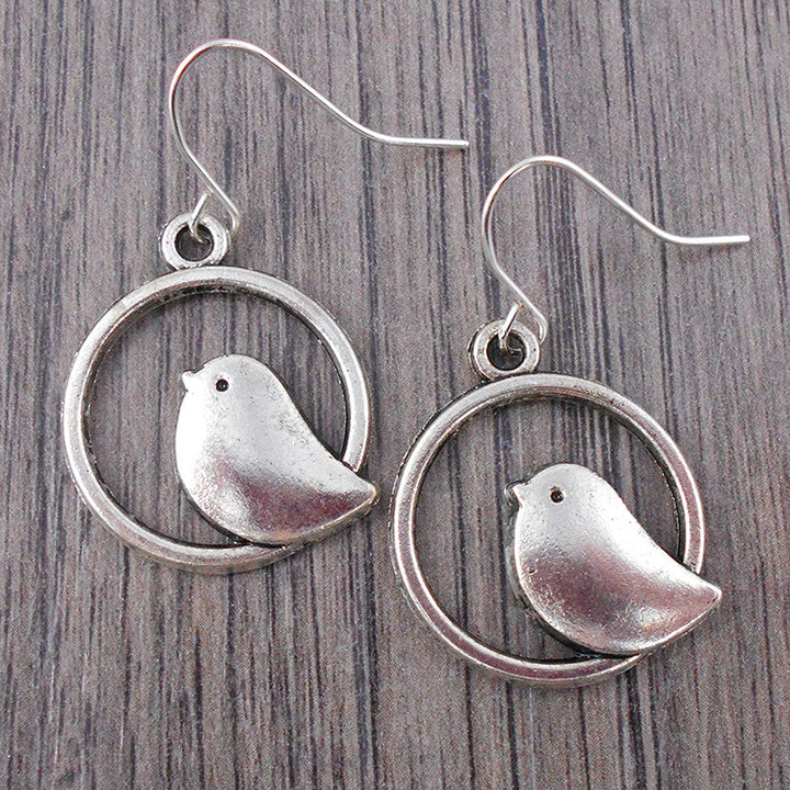 Bird-Themed Dangle Earrings Stornfield