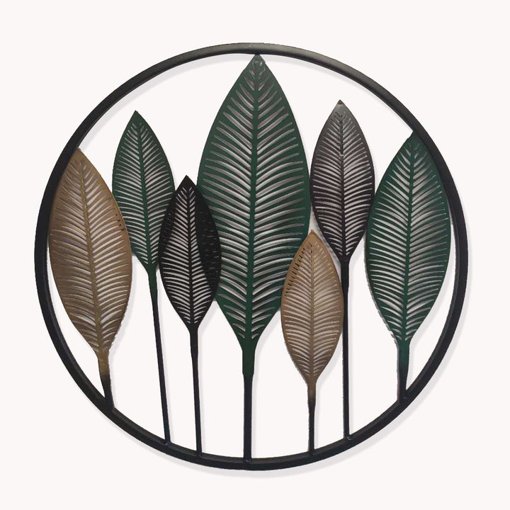 Decorative Gold Leaf Wall Art Sculpture Stornfield