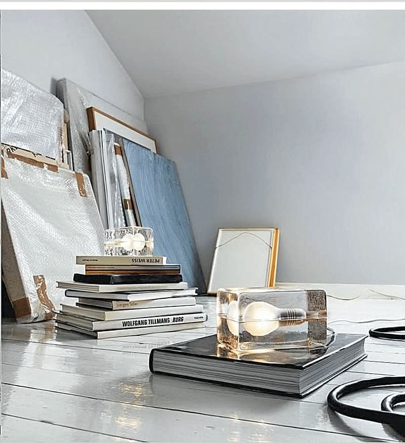 Stornfield | Glass Block Table Lamp with G9 Socket