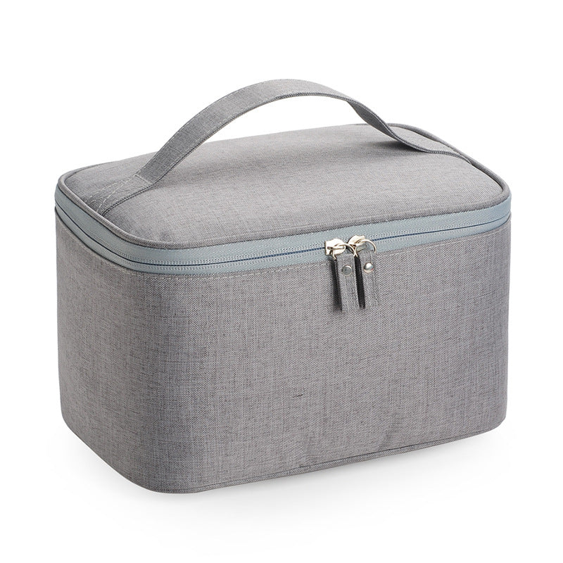 Cosmetic Transport Box With Sturdy Zipper And Practical Carry Handle Stornfield