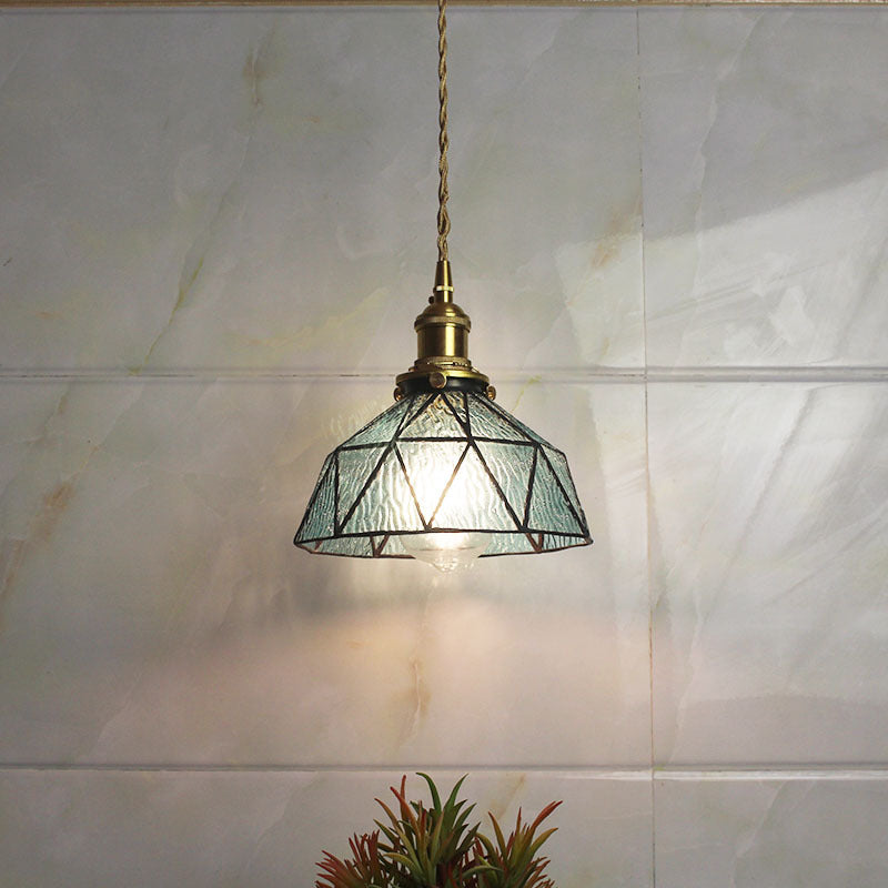 Vintage Geometric Pendant Light