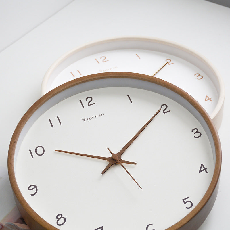 Stornfield | Simple Solid Wood Analog Wall Clock for Home – Timeless and Elegant!