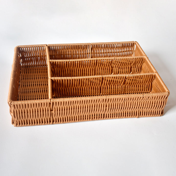 Woven Multi-Compartment Storage Organizer Stornfield