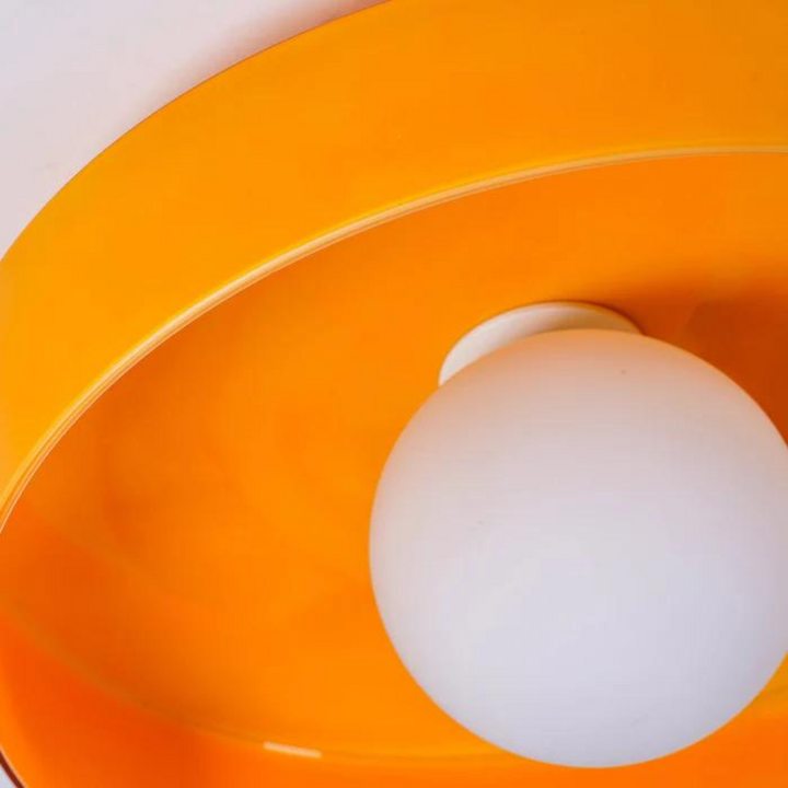 Round Ceiling Lamp with Stylish Functionality - LumiSphere | Stornfield