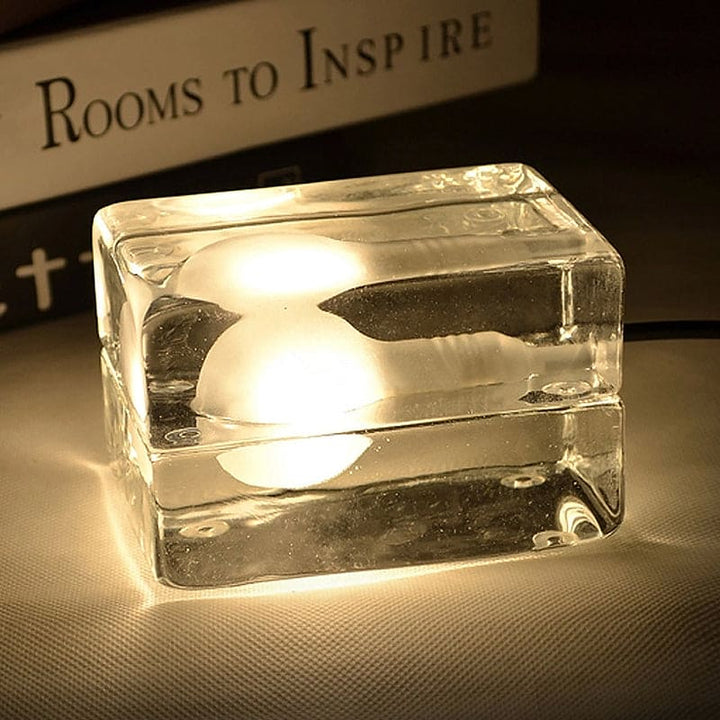 Stornfield | Icecube Lamp - Modern Ice Cube Shaped Table Lamp