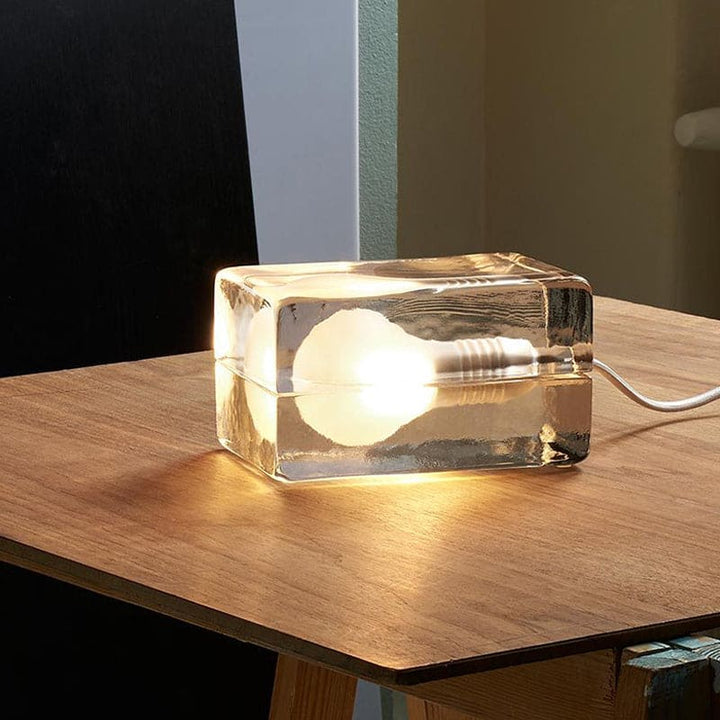 Stornfield | Icecube Lamp - Modern Ice Cube Shaped Table Lamp