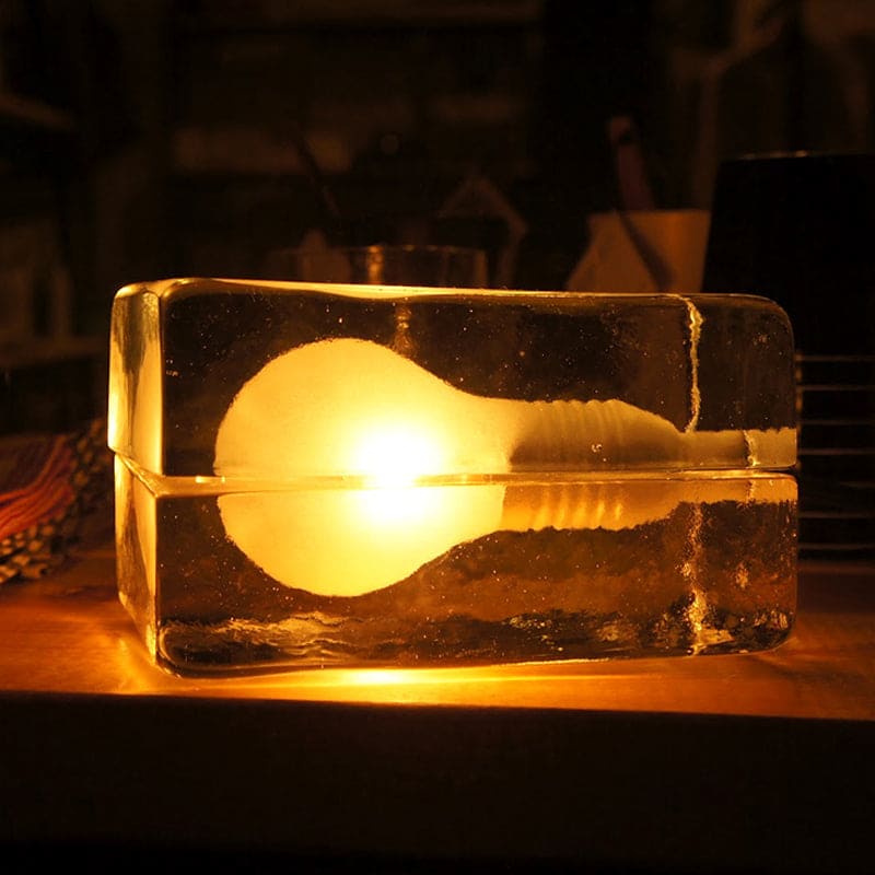 Stornfield | Icecube Lamp - Modern Ice Cube Shaped Table Lamp