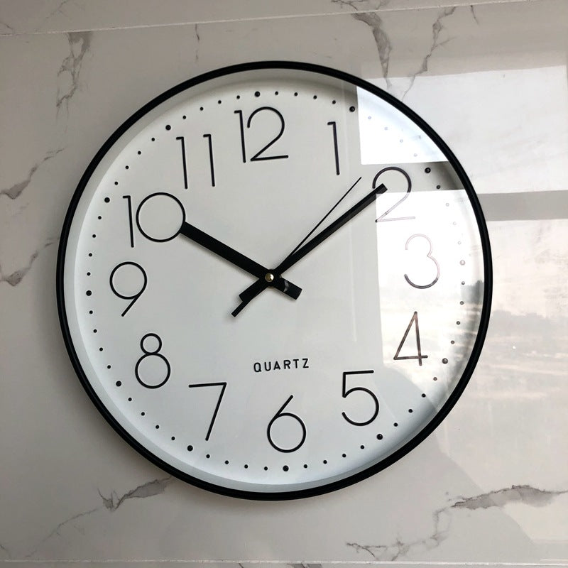 Wall clock in modern wood design Stornfield