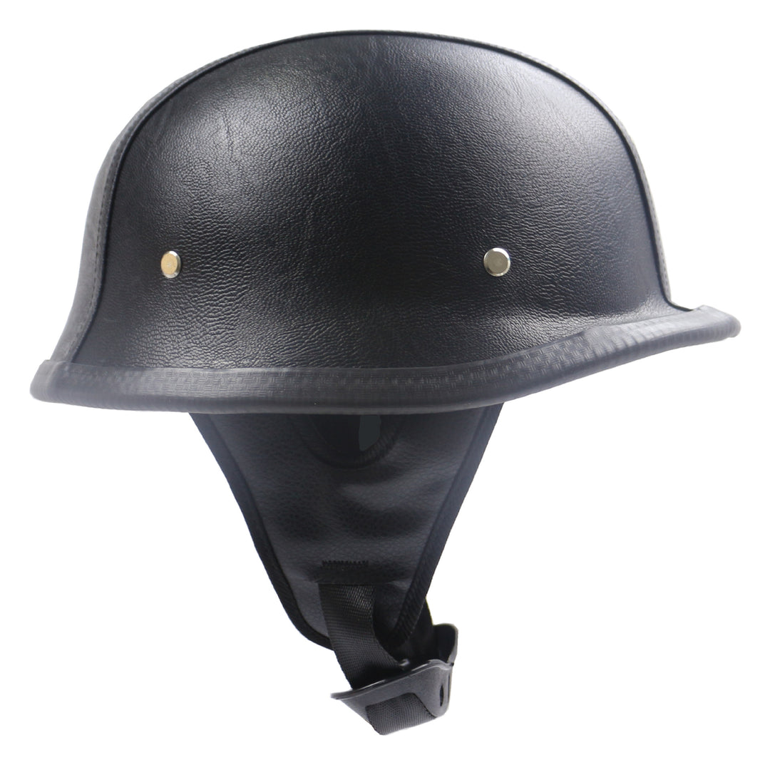 Classic Leather Motorcycle Helmet Stornfield