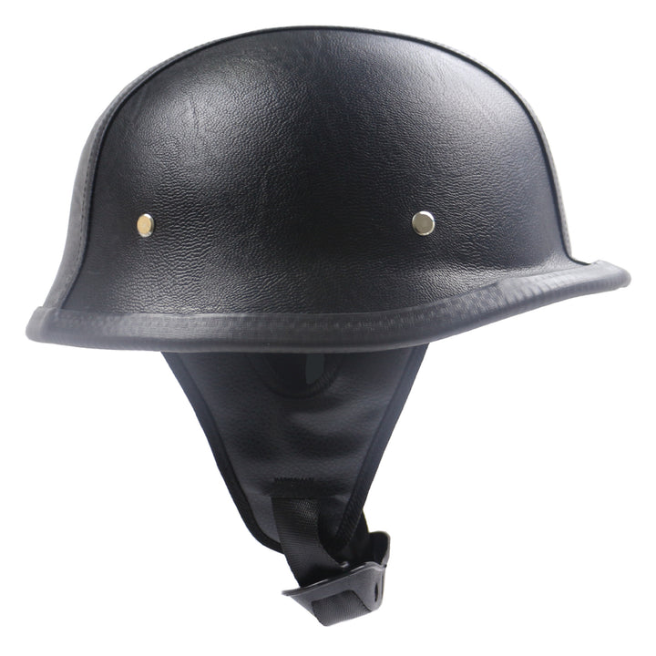 Classic Leather Motorcycle Helmet Stornfield