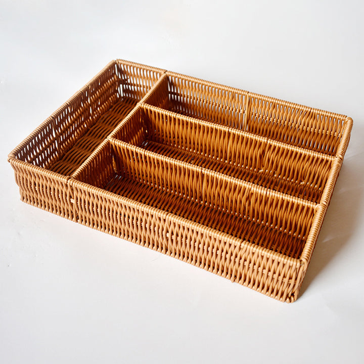 Woven Multi-Compartment Storage Organizer Stornfield