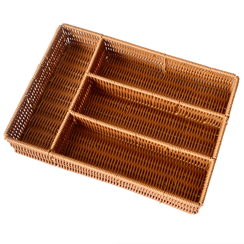Woven Multi-Compartment Storage Organizer Stornfield