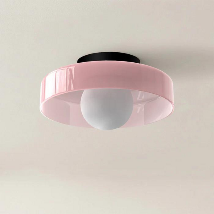 Round Ceiling Lamp with Stylish Functionality - LumiSphere | Stornfield