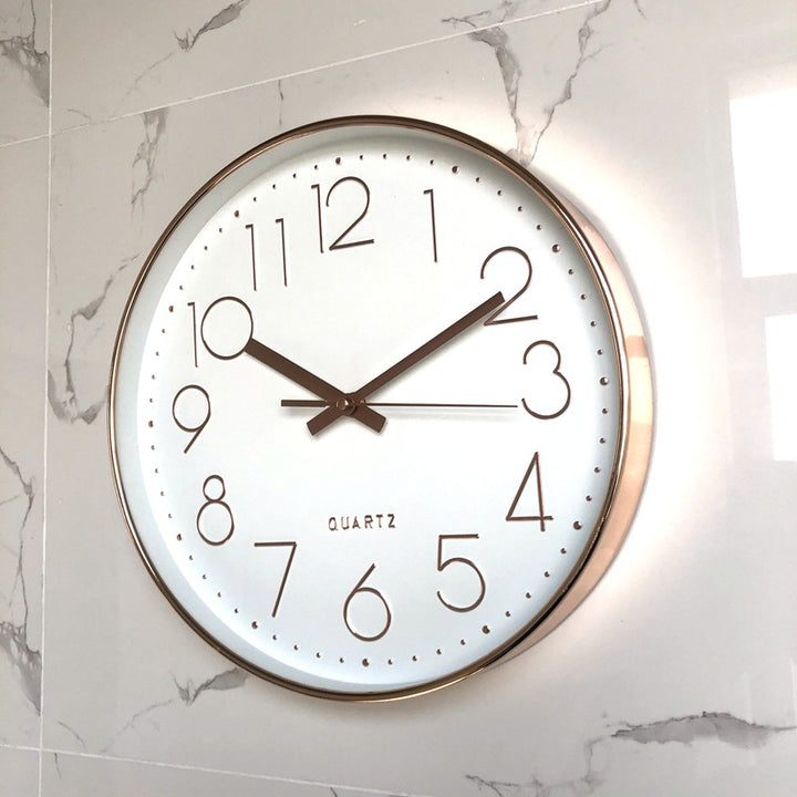 Wall clock with modern minimalist design Stornfield