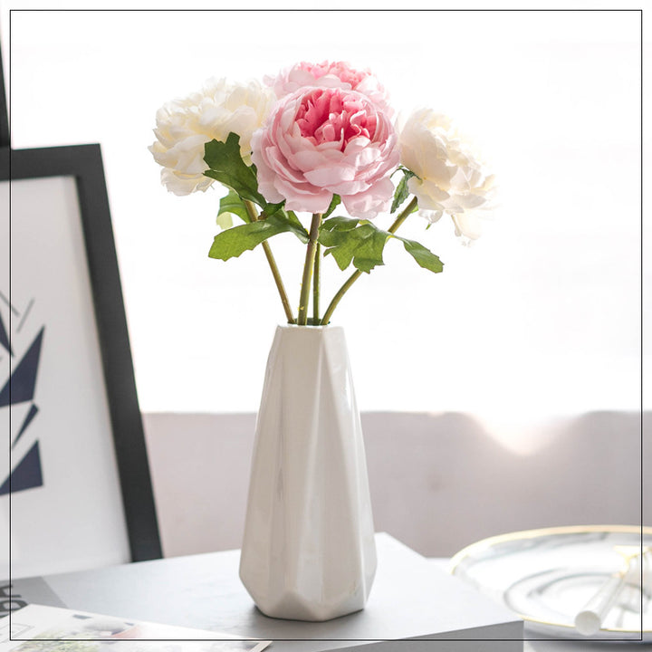 Lifelike Peony Flower Arrangement