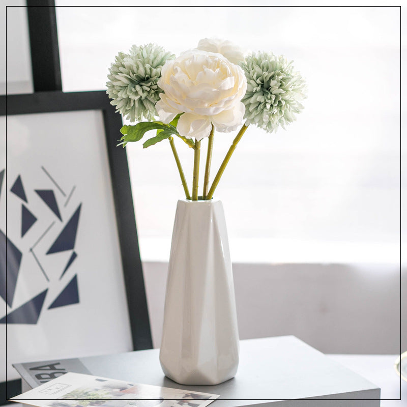 Lifelike Peony Flower Arrangement