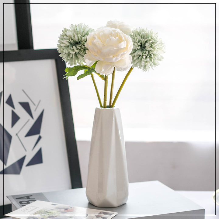 Lifelike Peony Flower Arrangement