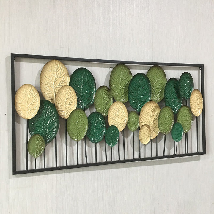 Decorative Metal Leaf Wall Art Panel Stornfield