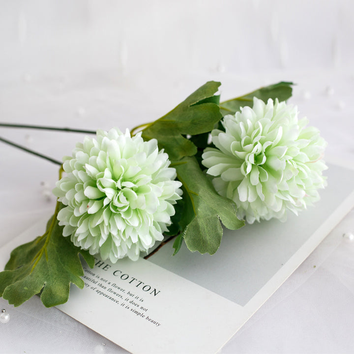 Lifelike Chrysanthemum Floral Stem