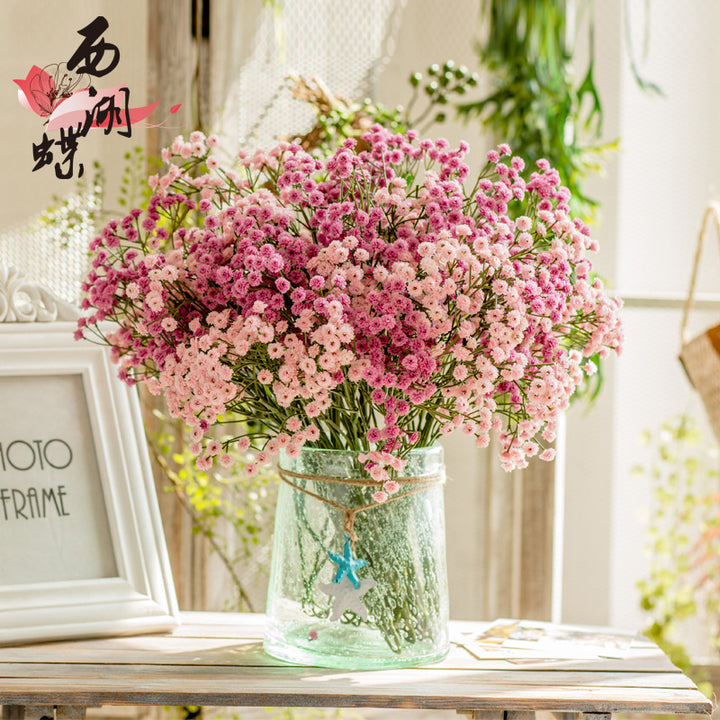Lifelike Gypsophila Floral Bouquet