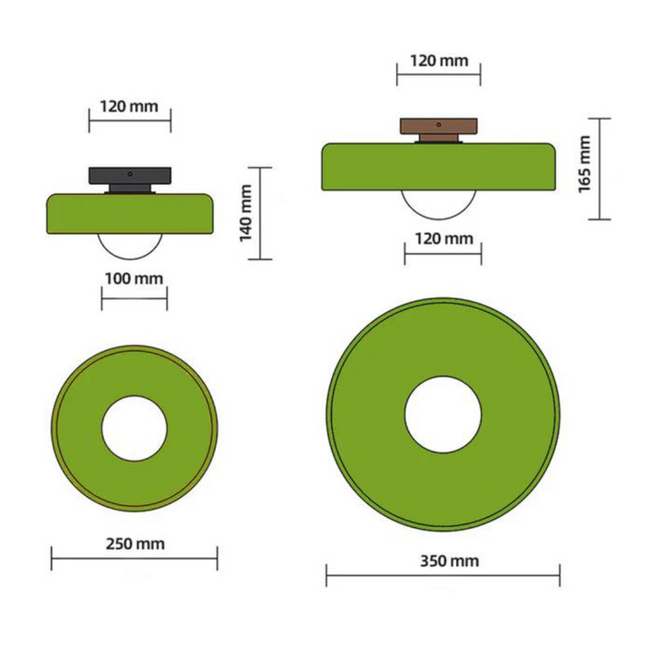 Round Ceiling Lamp with Stylish Functionality - LumiSphere | Stornfield