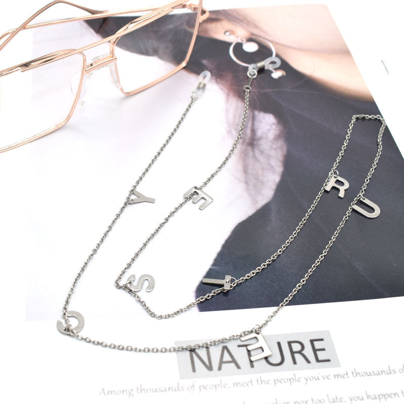 Alphabet Pendant Eyewear Necklace Stornfield