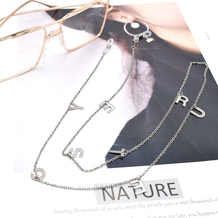 Alphabet Pendant Eyewear Necklace Stornfield