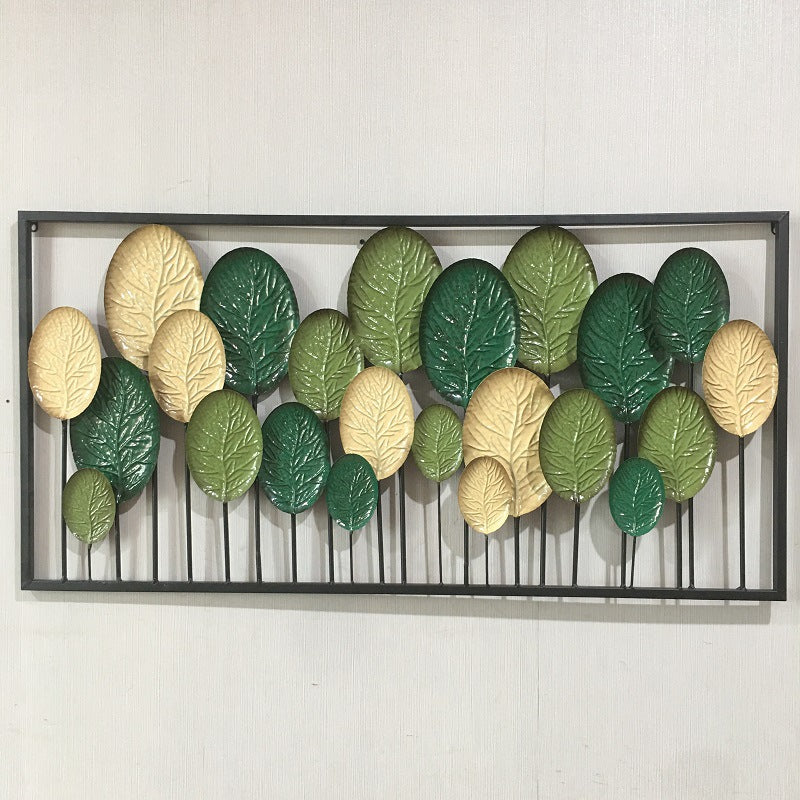 Decorative Metal Leaf Wall Art Panel Stornfield