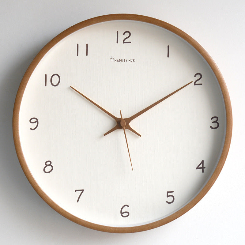 Stornfield | Simple Solid Wood Analog Wall Clock for Home – Timeless and Elegant!