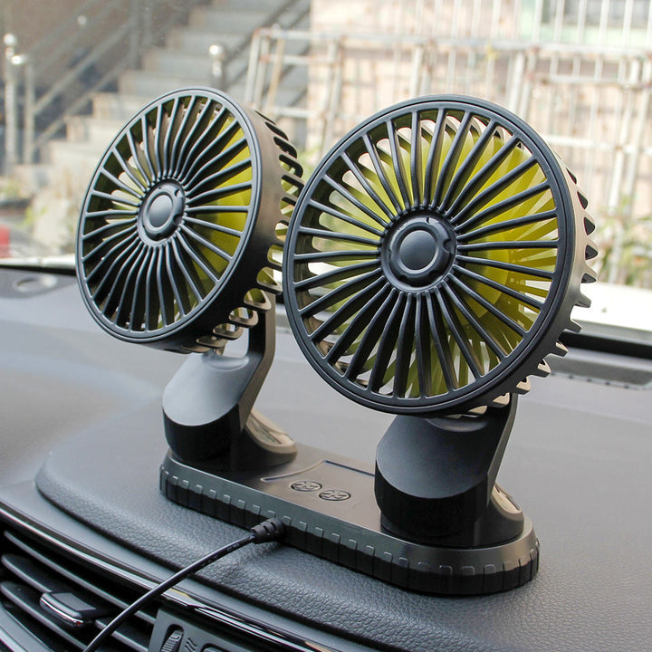Unisex double fan with adjustable tilt Stornfield