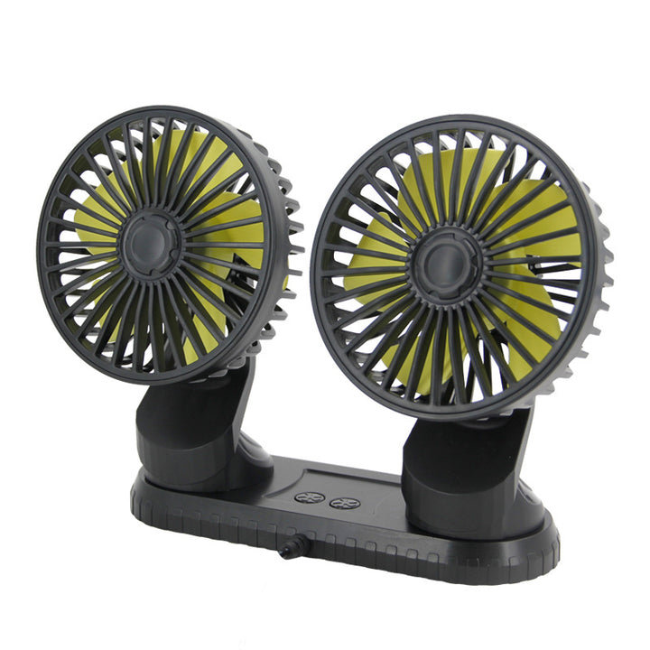 Unisex double fan with adjustable tilt Stornfield