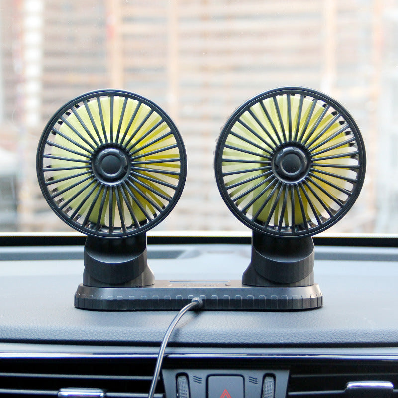 Unisex double fan with adjustable tilt Stornfield