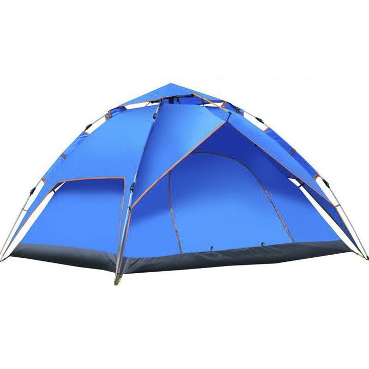 Camping Tent With Expandable Interior And Weatherproof Material Stornfield