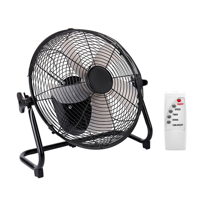 Unisex nan solar-powered portable battery fan with remote control and USB connection Stornfield