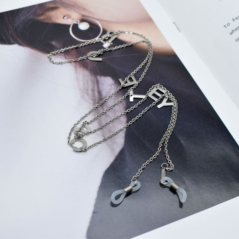 Alphabet Pendant Eyewear Necklace Stornfield