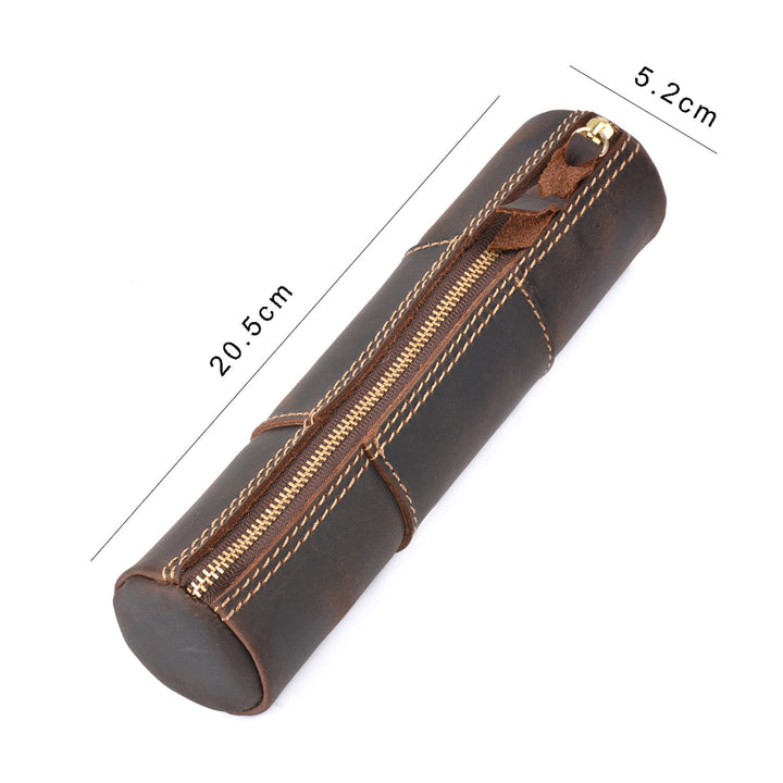 Leather Pencil Case Roll
