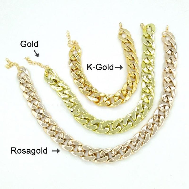 Stornfield | Pet Jewelry Thick Gold Chain Collar