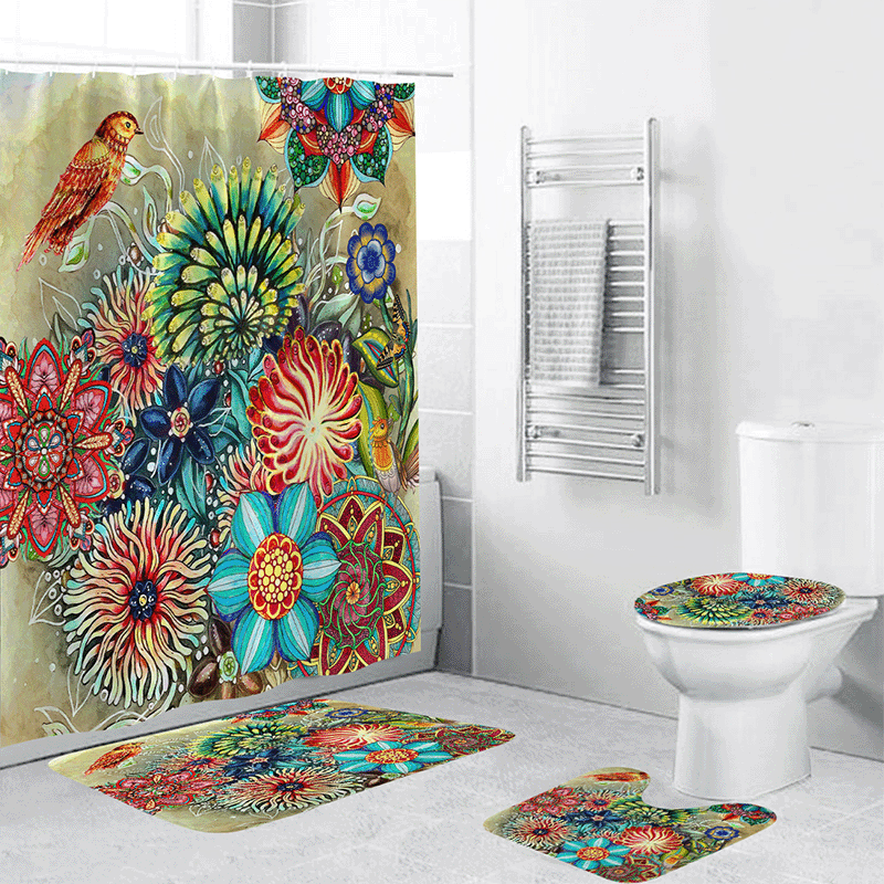 Artistic Floral Bath Decor Set Stornfield