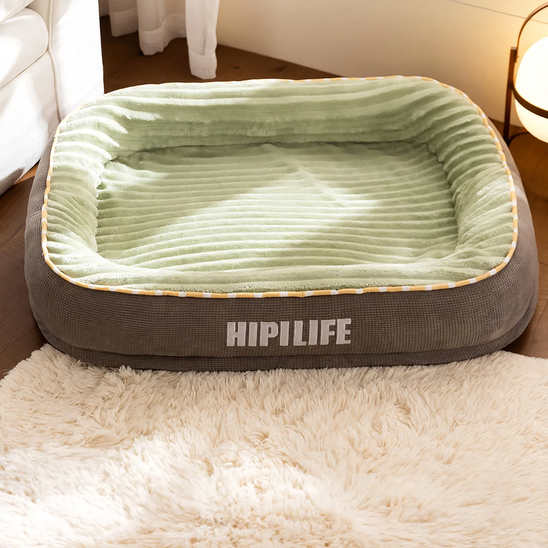 Dog bed, oval, sizes S–XXL, warming