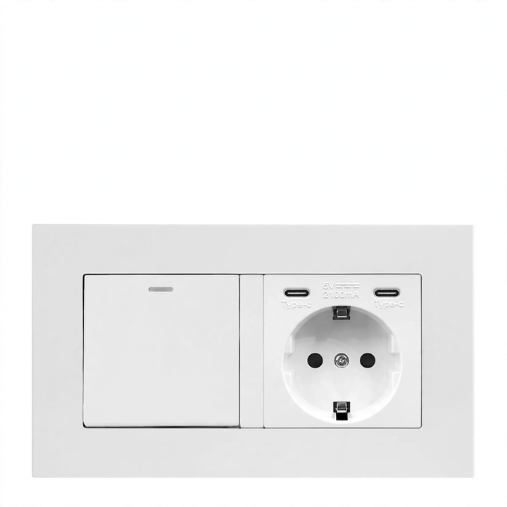 Socket 16A European standard with USB