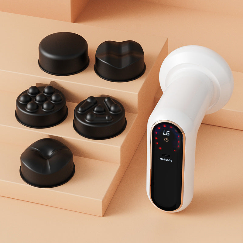 Portable electric massage stick with vibration