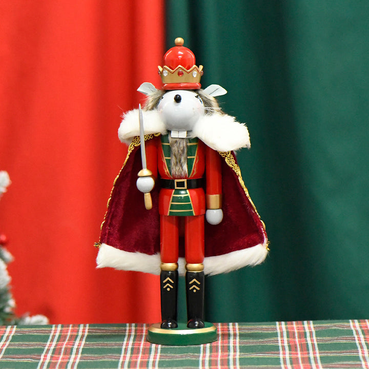 Nutcracker soldier made of wood, 30 cm