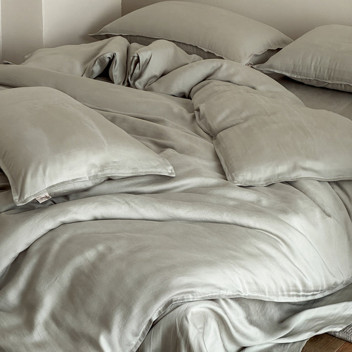 Lyocell duvet cover set, 80s, sand wash