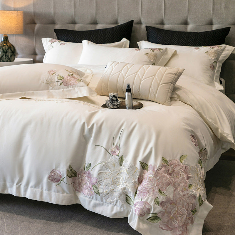 High-quality 4-piece bedding set made of cotton