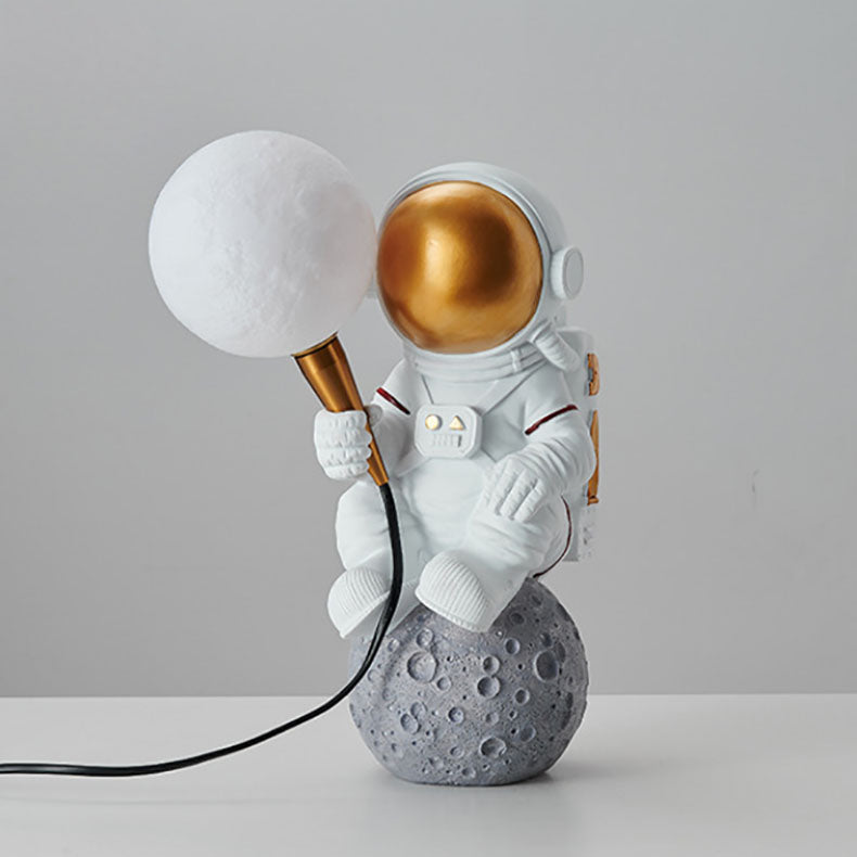 Stornfield | CosmoBuddy Astronaut Wall Lamp | Creative Design | Resin & ABS | LED Bedroom Lamp