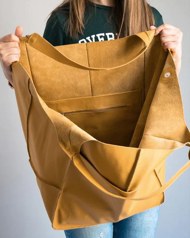 Stornfield | Sac en cuir chic et durable avec grande capacité - Élégant, sac à main pour femmes polyvalent